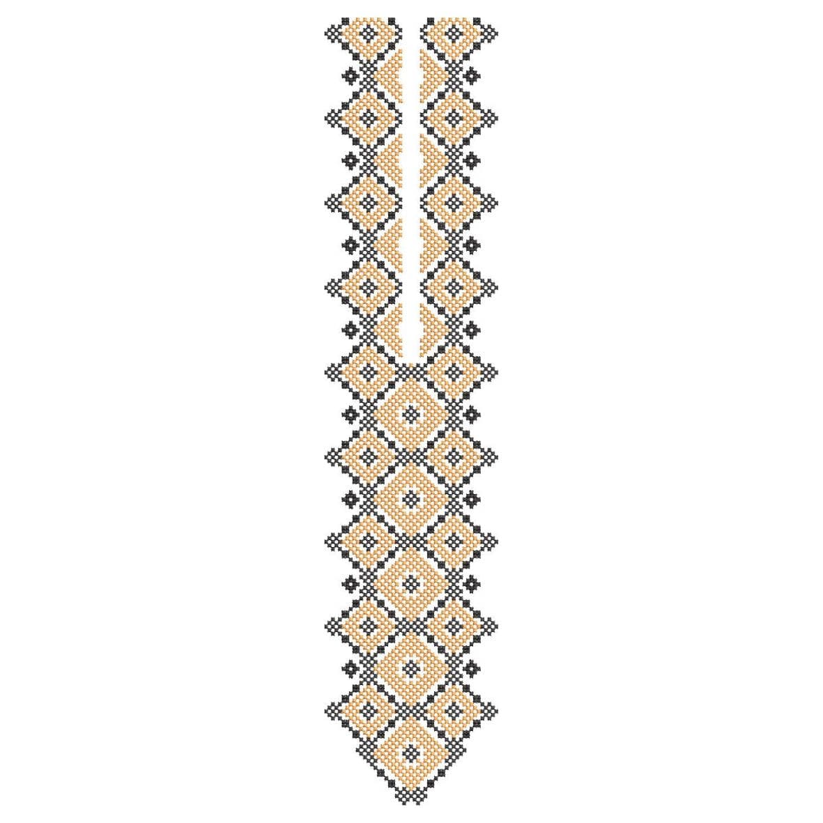 TEC98 Front Panel Monogram Embroidery Design File